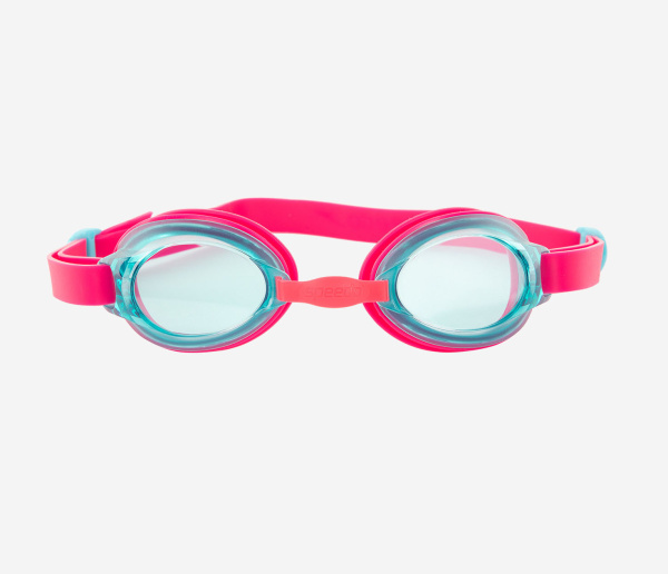 Очки для плавания Speedo Jet V2 детские (голубые; розовый/голубой)